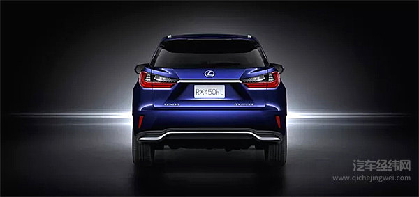 全新雷克萨斯RX 350L、RX 450hL三排座 2017洛杉矶车展全球首发