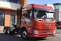 一汽解放青汽解放JH6 500kw 6X4 純電動重卡牽引車 (法士特手自一體變速箱)(CA4256P26T1BEVA80)465.99kwh