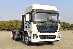 陜汽重卡德龍X5000E 加強版 430kw 6X4 純電動重卡牽引車 (SX4257XF4C1BEV)400.61kwh