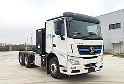 北奔重卡V3系列 150kw 6X4 油電混合重卡牽引車 (ND4250BBXJ7Z00PHEV)105kwh