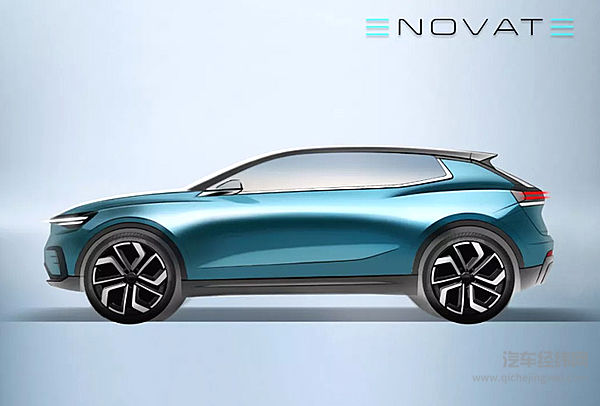 首款B级SUV造型曝光，电咖高端品牌ENOVATE亮相倒计时
