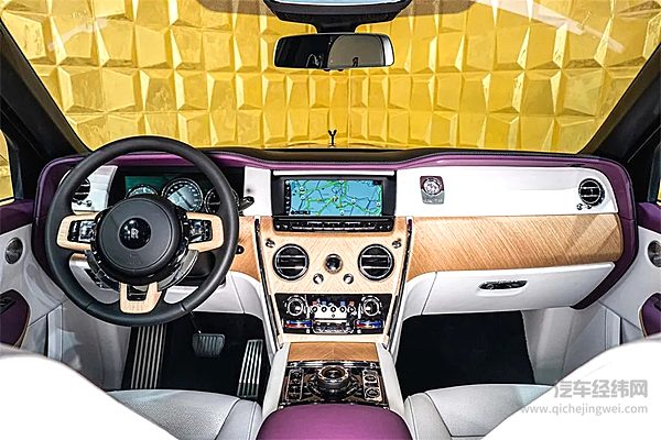 劳斯莱斯库里南MANSORY暮光紫定制版