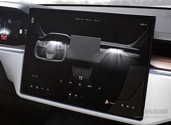 特斯拉新车内饰“大做文章” 我们不需要奇形怪状的方向盘 