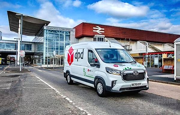 【加盟DPD英国车队的上汽大通MAXUS EV90】