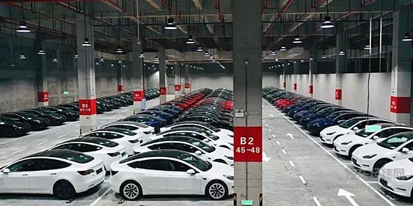 特斯拉上海超级工厂生产出的Model Y