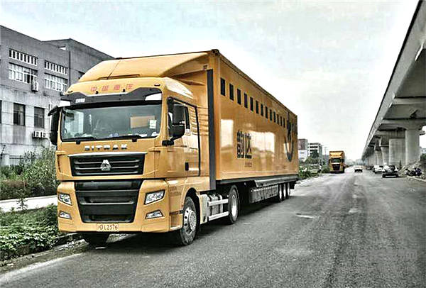 汕德卡快运快递行业对标高端进口品牌卡车 2017年销量目标6000台