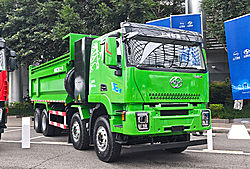 上汽红岩i杰狮 530kw 8X4 5.8米 纯电动重卡自卸车 (CQ3311BEVHU56V)600kwh
