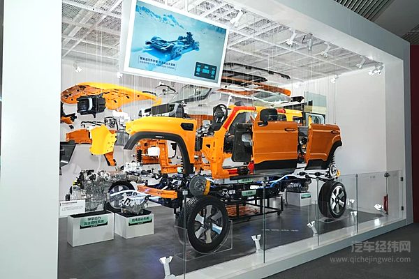 BJ40增程国博“解构”展出：272个总成件 见证中国越野技术演进