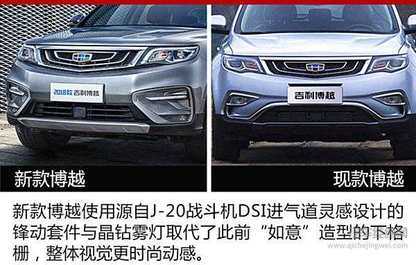次低配或10.18万起 吉利新款博越将3月上市