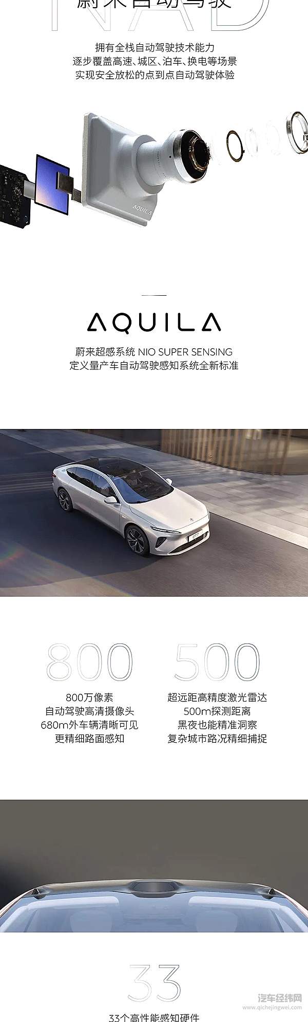 蔚来发布首款旗舰轿车ET7 全面升级