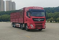 東風(fēng)商用車天龍旗艦KX 王者版 520馬力 8X4 9.4米 倉柵式國六燃氣重卡載貨車 (東風(fēng)變速箱)(DFH5320CCYC3)