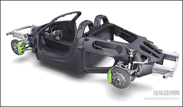 真正意义上的完整底盘，这是保时捷918