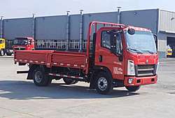 中國重汽輕卡悍將 2025款 180馬力 4X2 4.15米 欄板式國六輕卡載貨車 (中國重汽變速箱)(ZZ1047F3215F144)