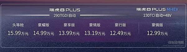 打造旗舰双爆款 瑞虎8 PLUS正式上市