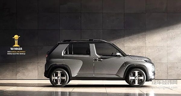 现代汽车电动车INSTER荣膺“2025世界年度电动车”大奖