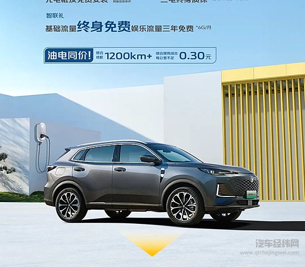 长安逸动PHEV5.69万元起&CS55PLUSPHEV7.99万元起
