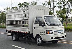 江淮愷達EX6 130kw 4X2 4.01米 倉柵式純電動微卡載貨車 (HFC5040CCYPVEV2)81.57kwh