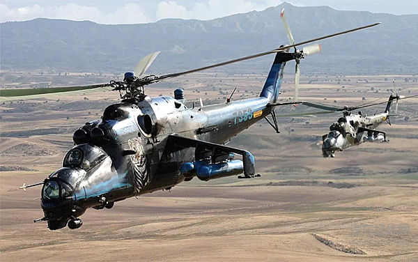 直升机极速榜第6名：俄罗斯米-24“雌鹿”攻击直升机