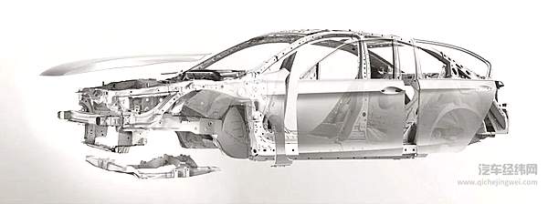 副车架在碰撞中的脱落，碰撞能量得到释放，动力总成可以下沉