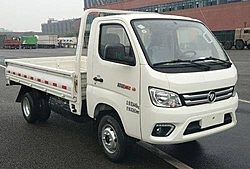 福田祥菱M 122馬力 4X2 4.12米 欄板式國(guó)六燃?xì)馕⒖ㄝd貨車 (蒙沃變速箱)(BJ1032V5JC6-07)