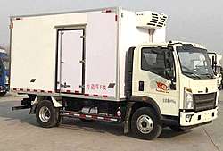 中国重汽轻卡统帅 169马力 4X2 国六冷藏车