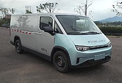 福田祥菱U7 智享版 100kw 单排纯电动 封闭厢式货车 (BJ5033XXYEV01)43.53kwh