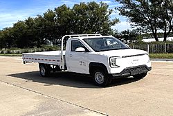 一汽解放轻卡悦图 75kw 4X2 3.1米 栏板式纯电动微卡载货车 (CA1030P37L2BEVA86)43.47kwh