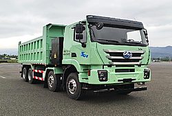 上汽红岩i杰狮 530kw 8X4 6.2米 纯电动重卡自卸车 (CQ3311BEVHV56U)400kwh