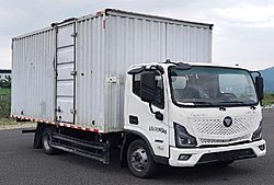 福田奥铃智蓝EL-Plus 248kw 4X2 5.2米 厢式纯电动轻卡载货车 (BJ5098XXYEV2)140.41kwh