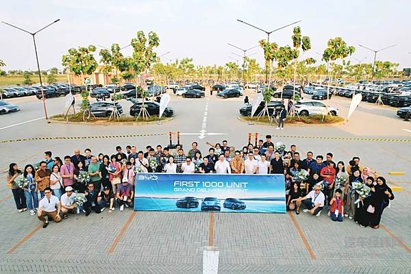 比亚迪印尼首批千车交付 开启绿色新篇章