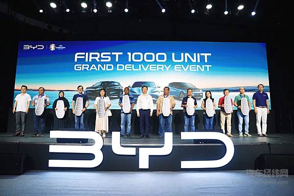 比亚迪印尼首批千车交付 开启绿色新篇章