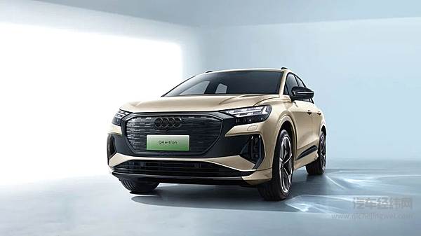 奥迪Q4 e-tron新增皓月米配色 进一步增加了车辆的外观美感