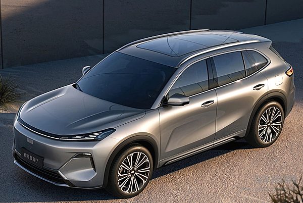 星舰7官图发布 吉利银河系列又添一员大将？