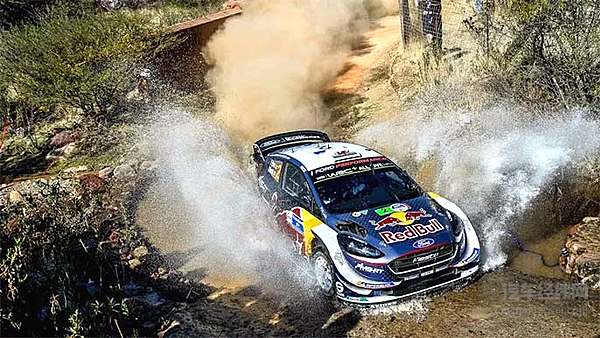 WRC福特又赢了 勒布爆胎无缘领奖台