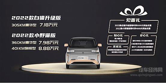 遇鉴时尚新物种  2022款欧拉黑猫、欧拉小野猫正式上市