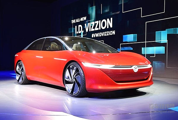 大众I.D. Vizzion将于北京车展亚洲首发
