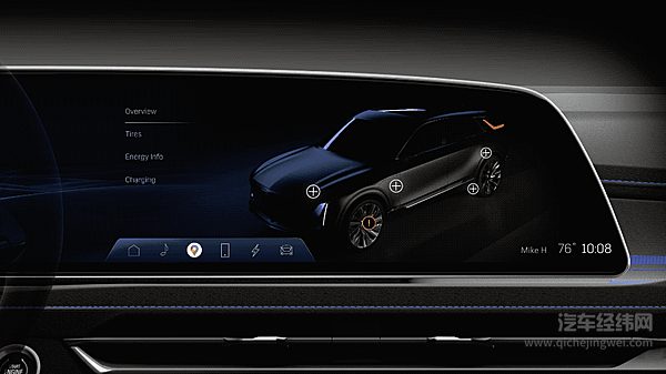 图凯迪拉克Lyriq车机片