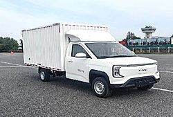 一汽解放轻卡悦图 75kw 4X2 3.1米 厢式纯电动微卡载货车 (CA5030XXYP37L2BEVA86)43.47kwh