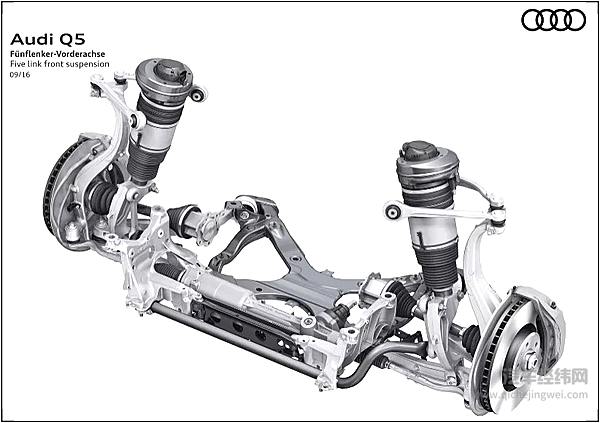 前五连杆，注意上“叉臂”已被分成两个连杆