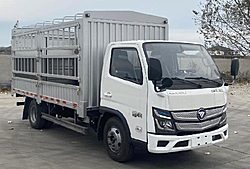 福田奥铃智蓝EM 110kw 4X2 3.8米 仓栅式纯电动微卡载货车 (BJ5044CCYEV5)77.28kwh