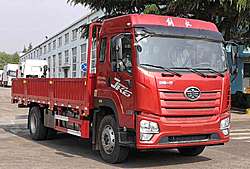 一汽解放青汽解放JK6 260馬力 4X2 5.4米 欄板式國(guó)六中卡載貨車(chē) (法士特變速箱)(CA1181P28K2L1E6A80)