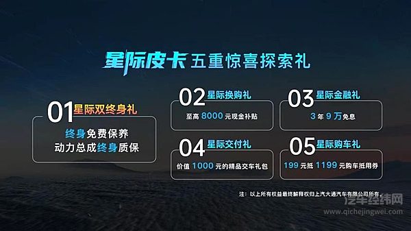 上汽大通MAXUS“星际”系列新车上市优惠政策