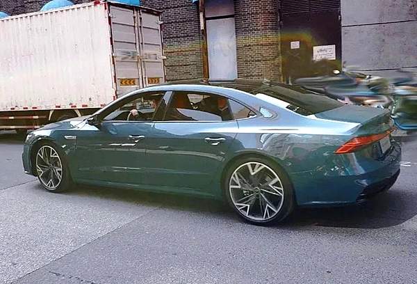 上汽奥迪首款车型实车曝光 没有溜背的A7L你怎么看？