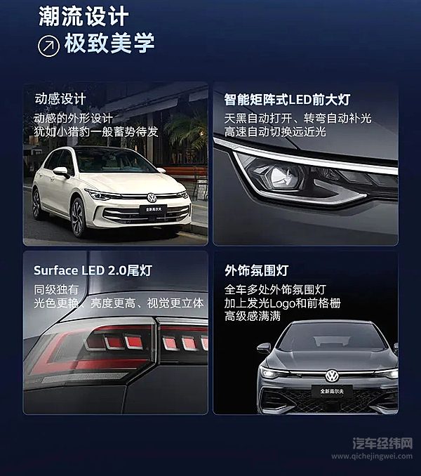 全新高尔夫智潮小钢炮指导价 12.99万元起