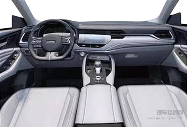 哈弗F7内饰细节图曝光 采用全新样式电子挡把