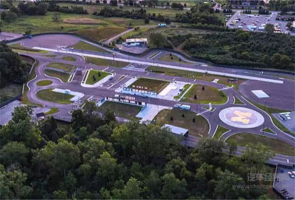 丰田TRI与密歇根大学合作的自动驾驶研究场地