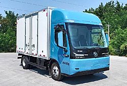 福田欧航欧马可Z 230kw 4X2 4.2米 厢式纯电动轻卡载货车 (BJ5049XXYEVB)140.41kwh