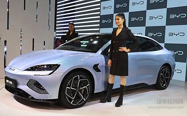 比亚迪携BYD ATTO 3限量款和海豹亮相2023年印度新德里车展