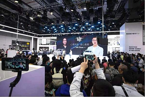 　　WEY品牌展台盛况