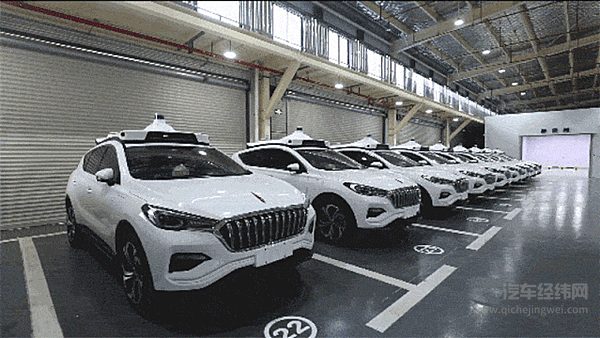 百度在长沙的无人出租车队